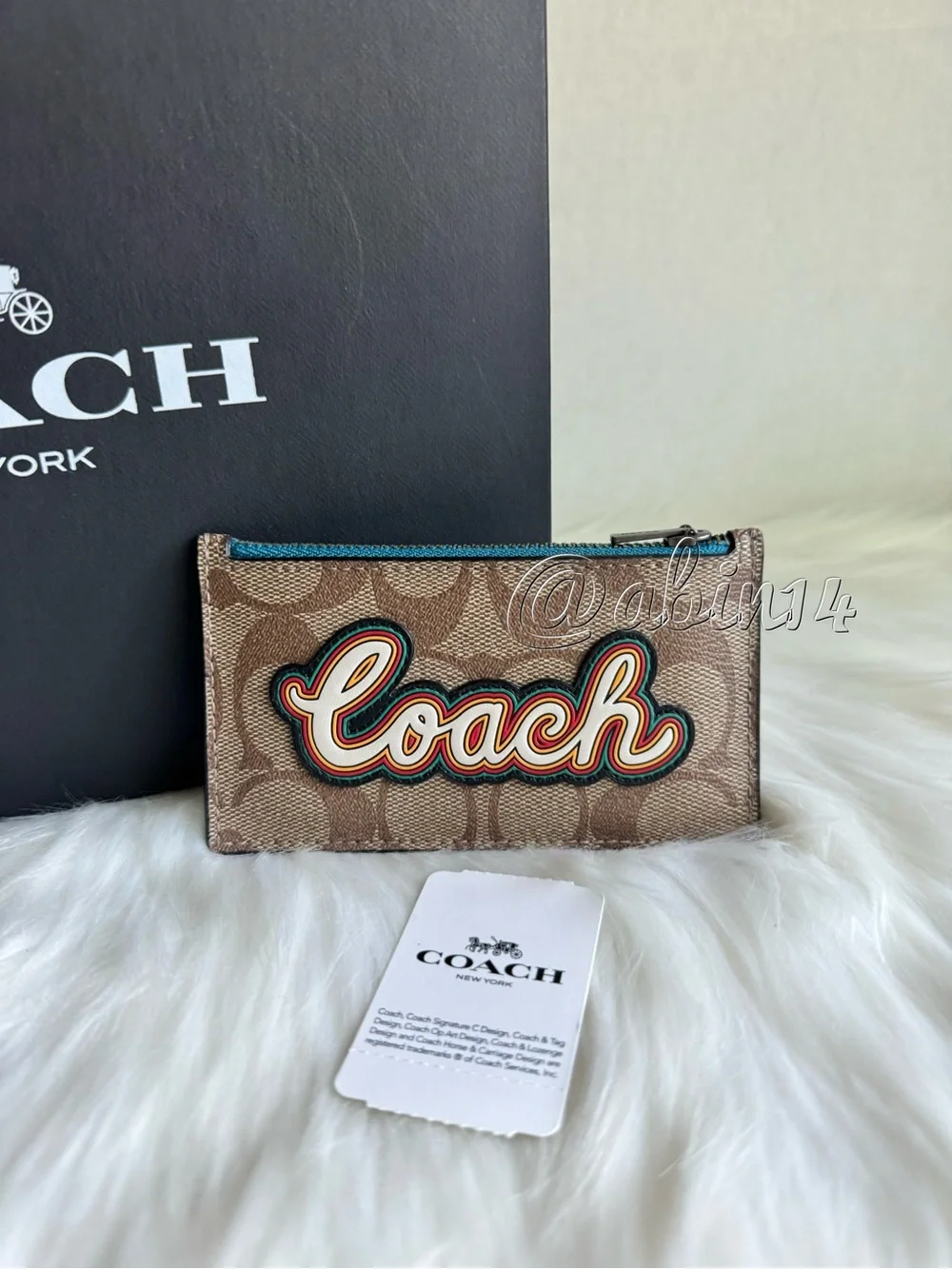 Coach Zip Card Case Holder